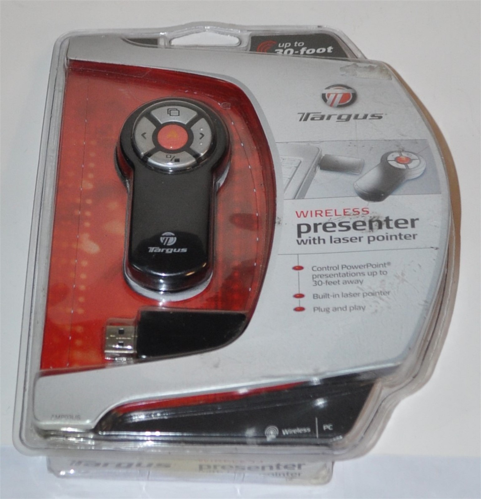 TARGUS AMP03US WIRELESS PRESENTER WITH LASER POINTER GOOD SCHOOL SURPLUS