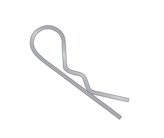 Bridge Hitch Hair Pin Clip 3/64 x 1-9/16 316 Stainless Steel (200 Pieces)