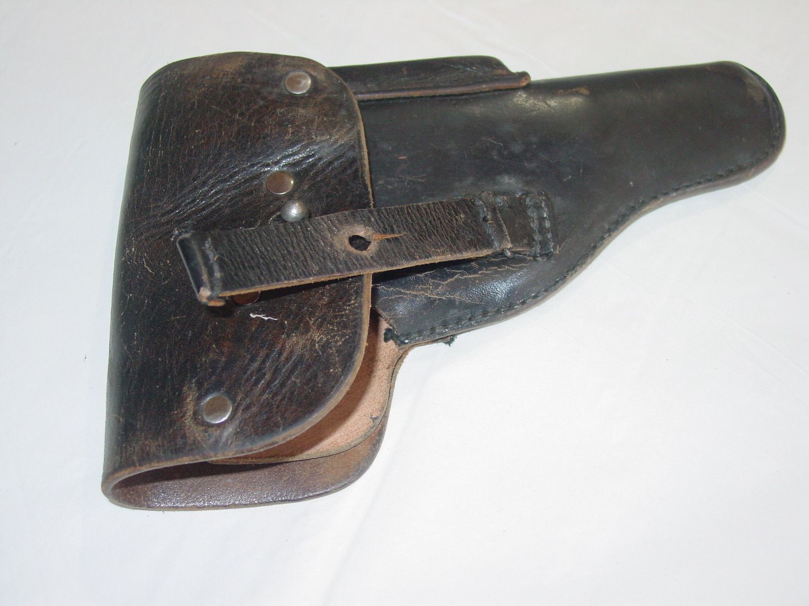 ORIGINAL GERMAN VINTAGE POLICE P38 WALTHER OR BROWNING HI-POWER PISTOL HOLSTER