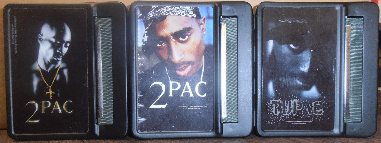 Wholesale Lot Of 12 Mixed 2PAC/Tupac 70mm Metal Cigarette Rolling Machine, NEW