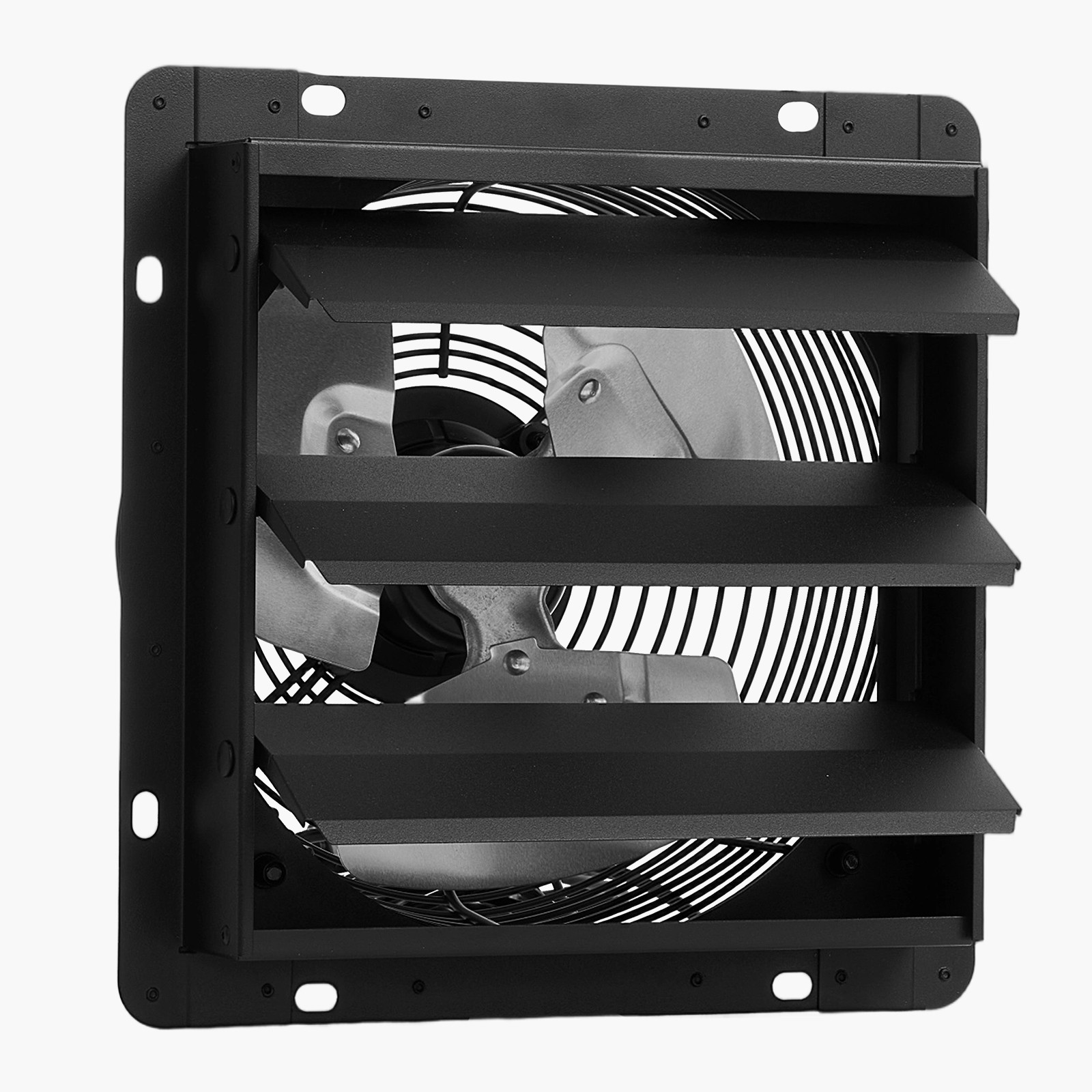 Uimoso 12-inch Wall-Mount Shutter Exhaust Fan with Smart Controller