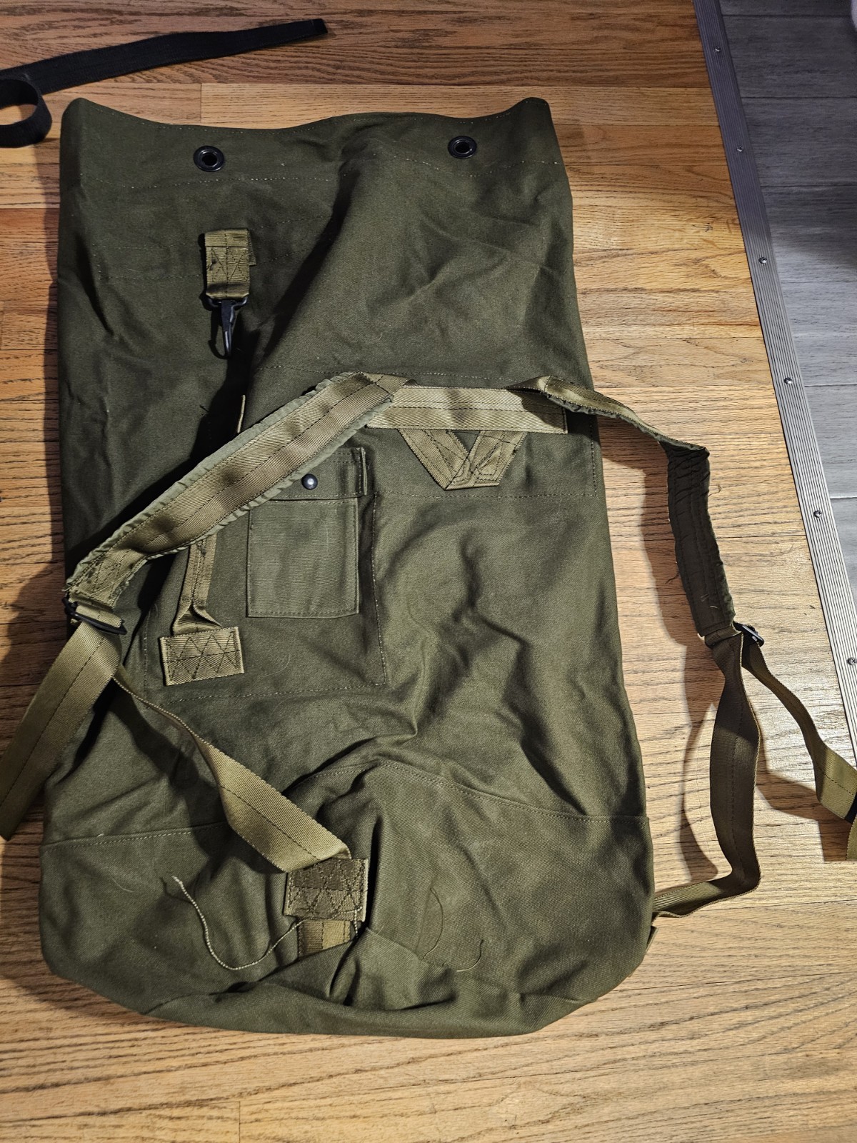Vintage Army Duffel Bag 1980's