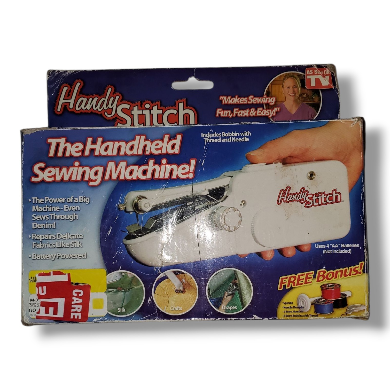 Handy Stitch Battery Power Handheld Sewing Machine Portable
