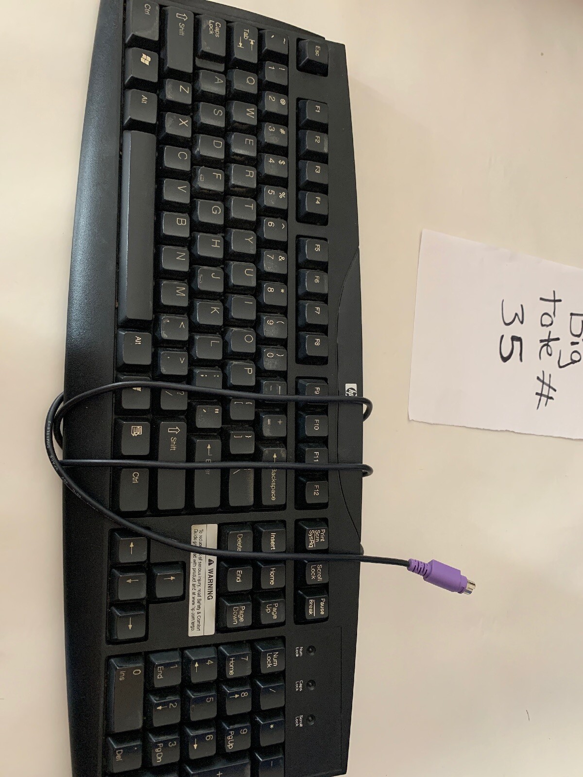 Genuine HP Keyboard Model SK-1688 Key Wired 335192-001 Working