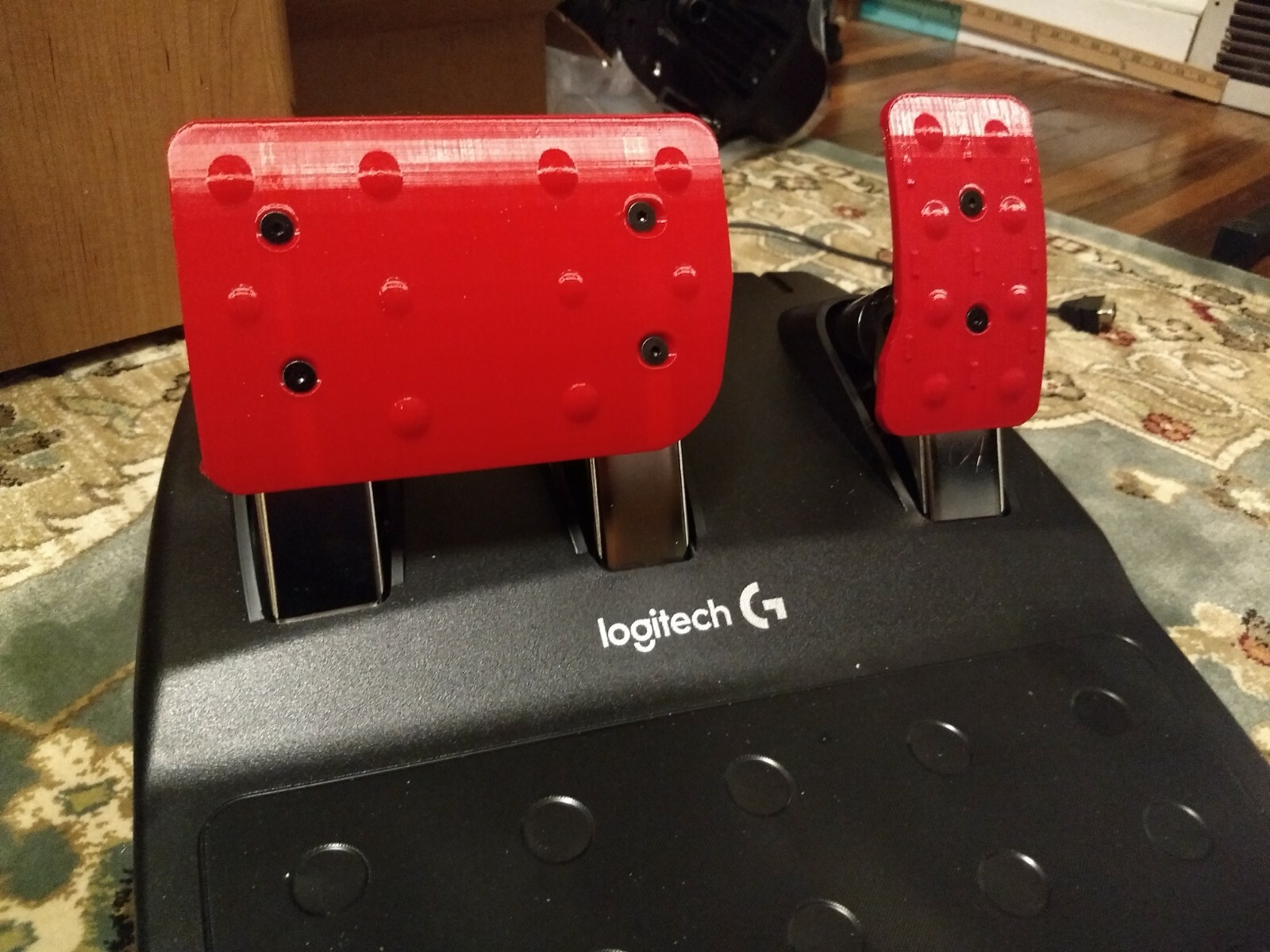 Logitech  G27 G29 G920 G923 Double Pedal Mod Clutch Brake Gas - 3d printed part