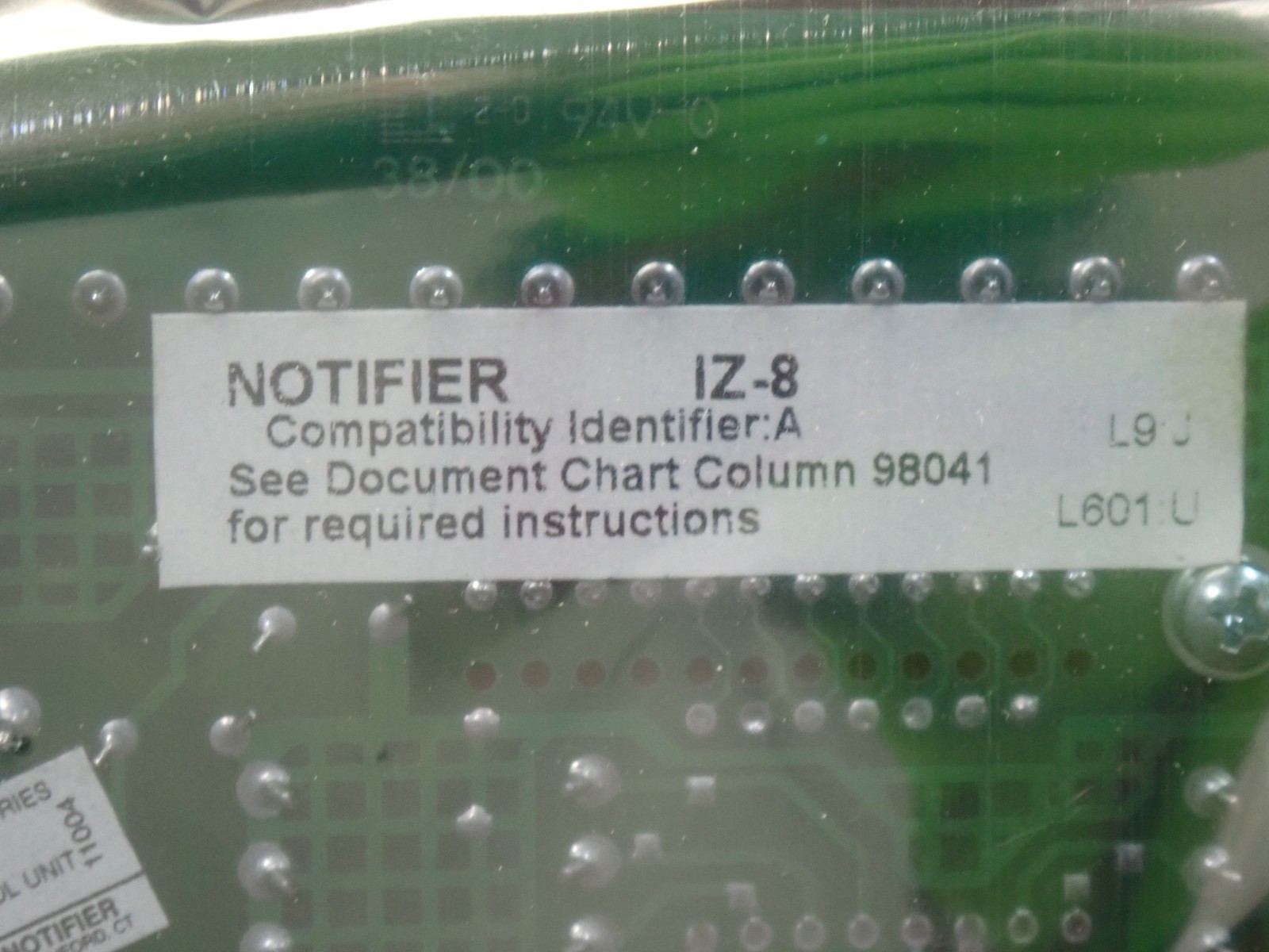 Notifier IZ-8 Fire Alarm Control Unit New