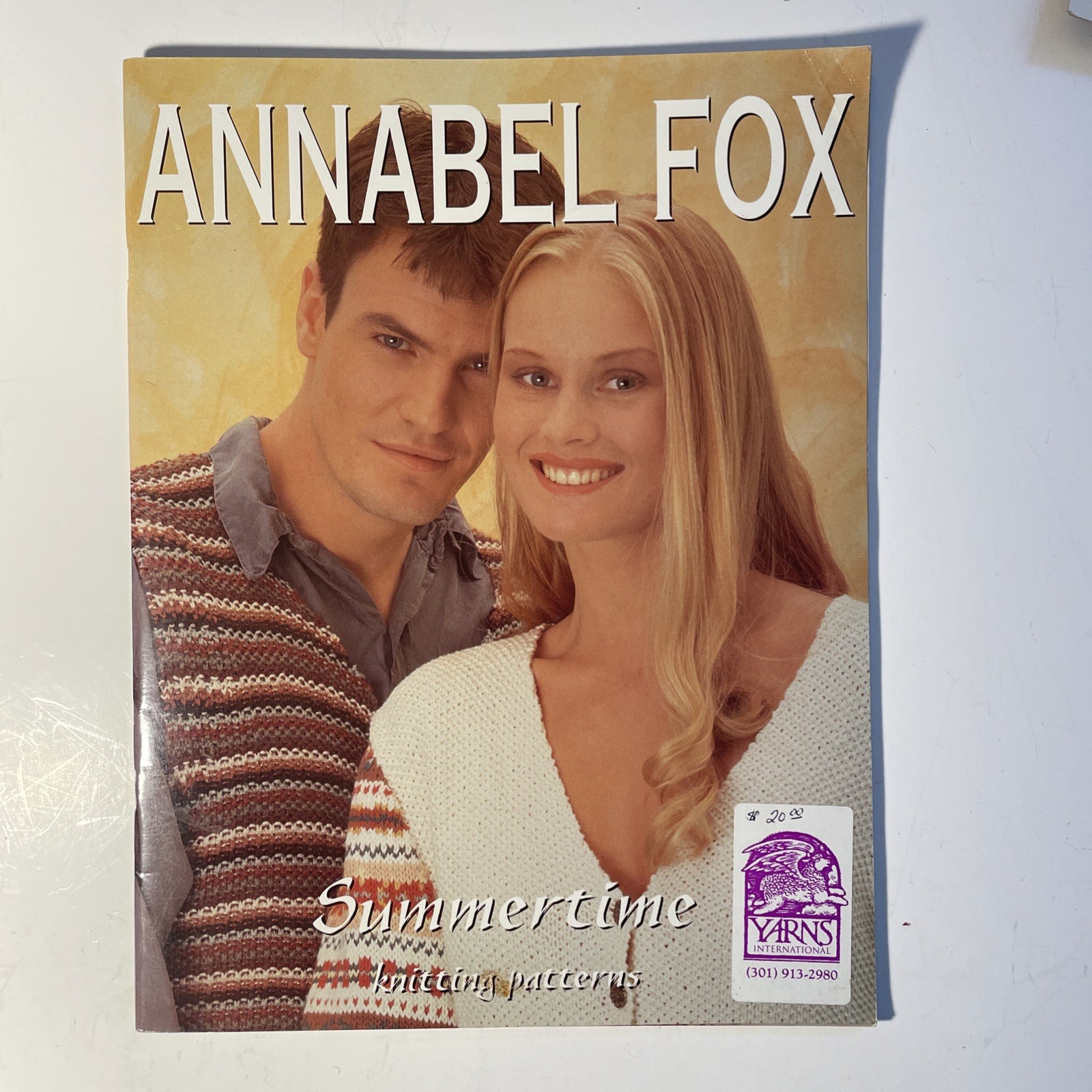 VINTAGE Rare Annabel Fox Knitting Kit-Summertime 1995-6 Possible Pattern Options