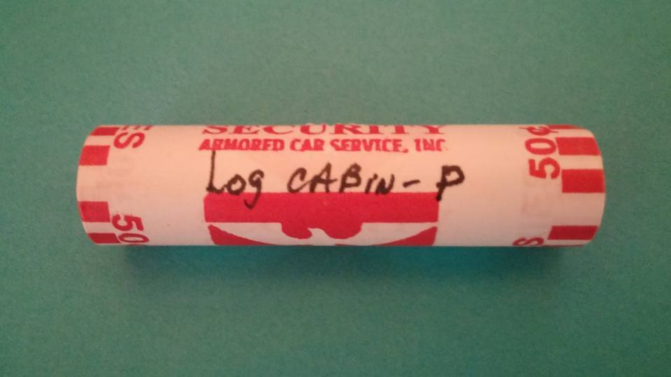 2009 P Lincoln Penny Cent roll LP1 Log Cabin  (UNCIRCULATED WRAP)