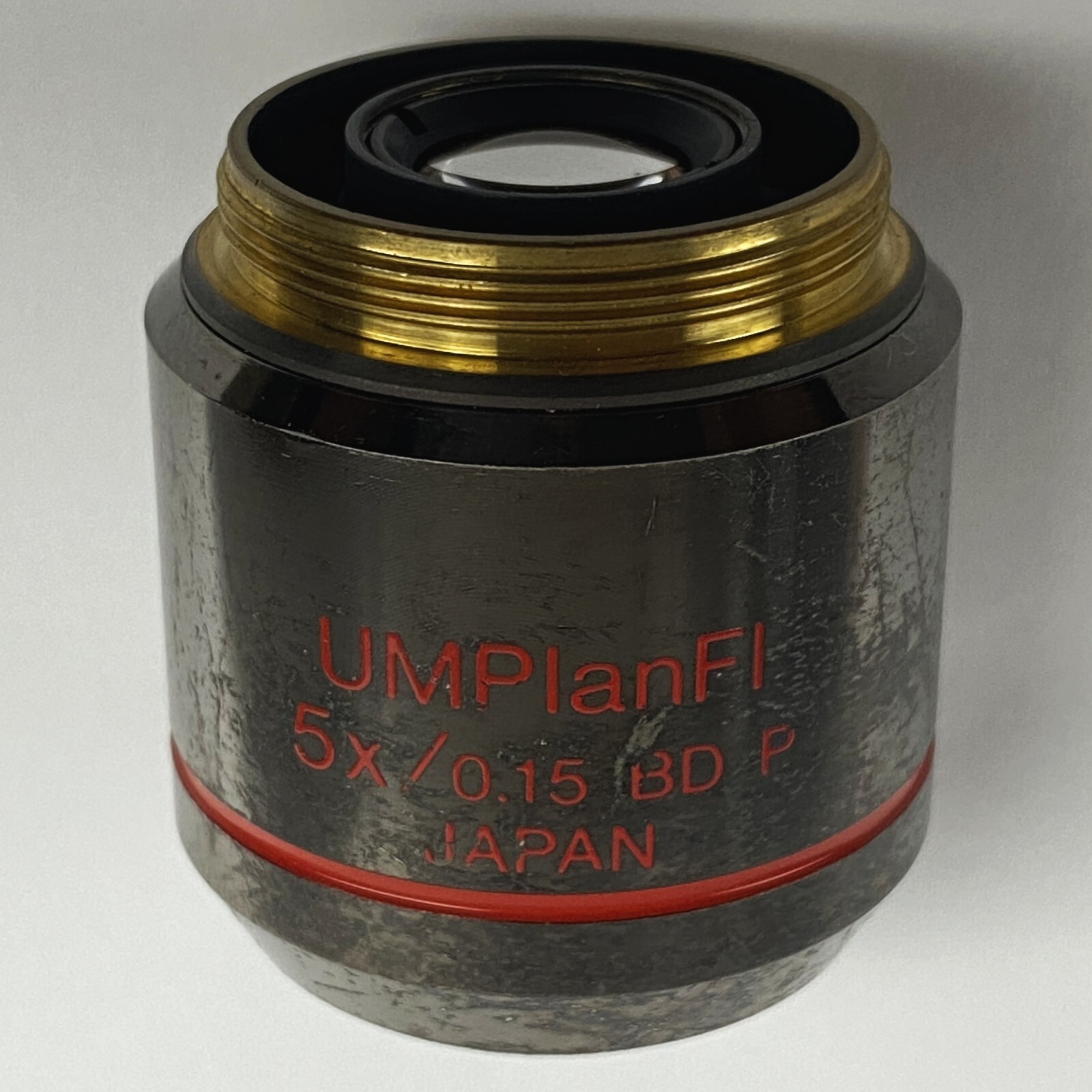 Olympus Microscope Objective UMPlanFL 5x 0.15 BD P Infinity UMPlan FL, 60 Day