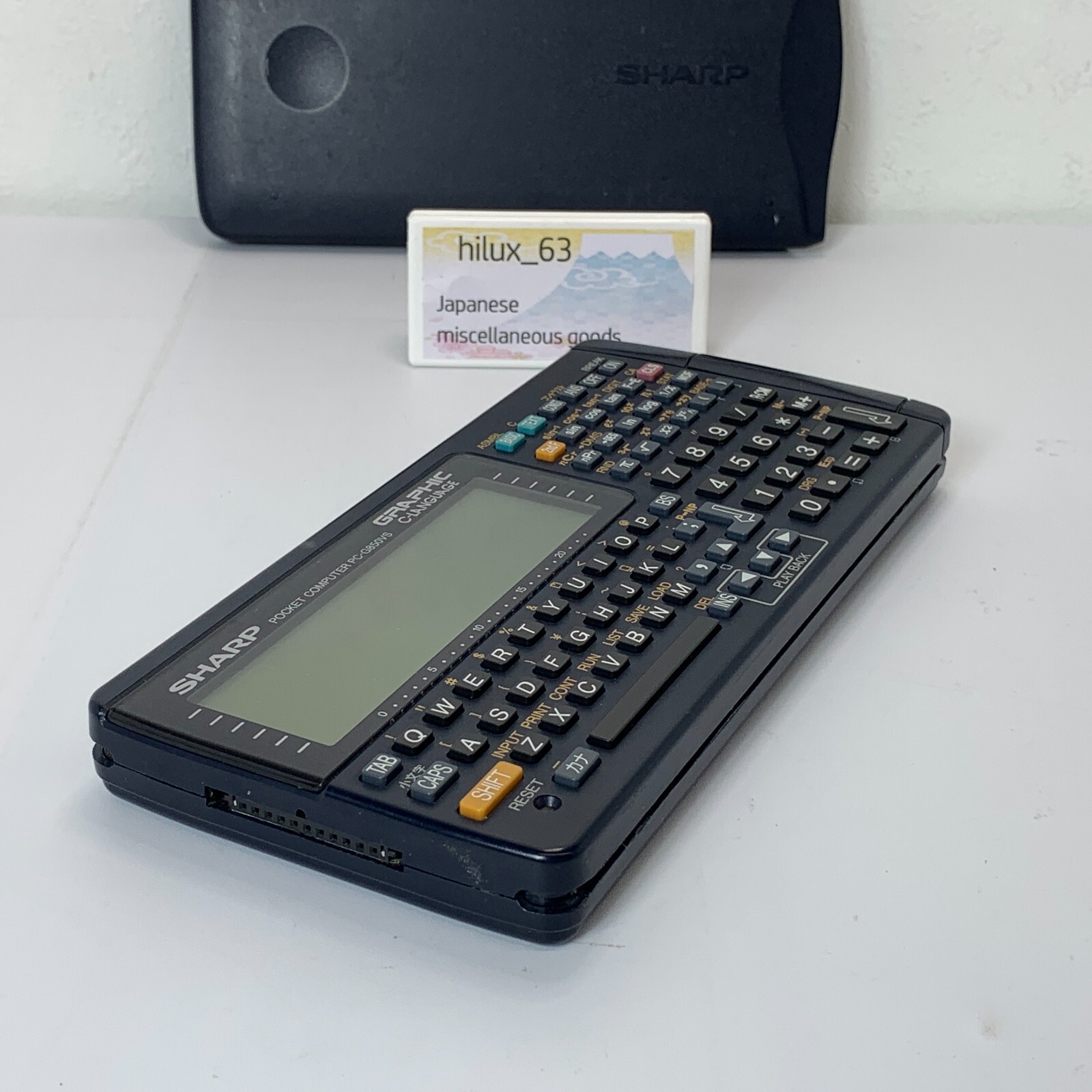 SHARP Pocket computer PC G850VS vintage Function Calculator Tested Japan Pokecom
