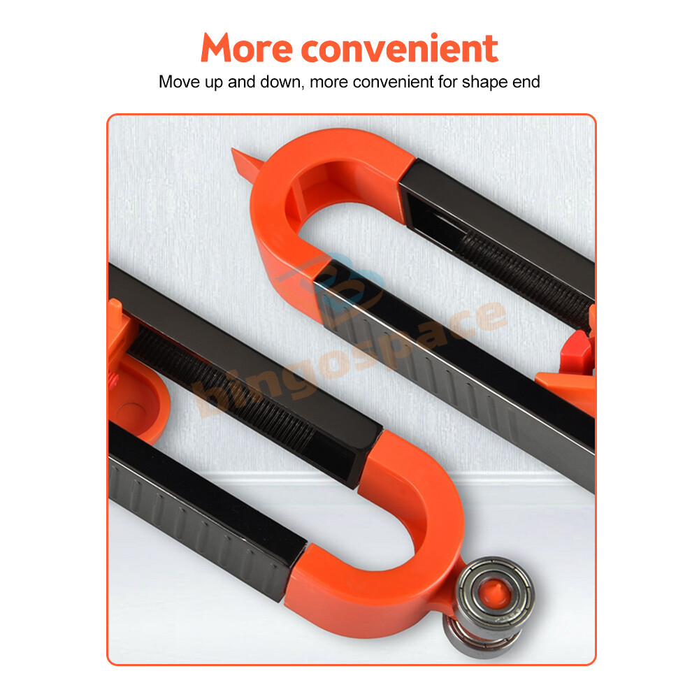 Profile Scribing Ruler Contour Gauge W/ Lock Adjustable Locking Woodworking Tool