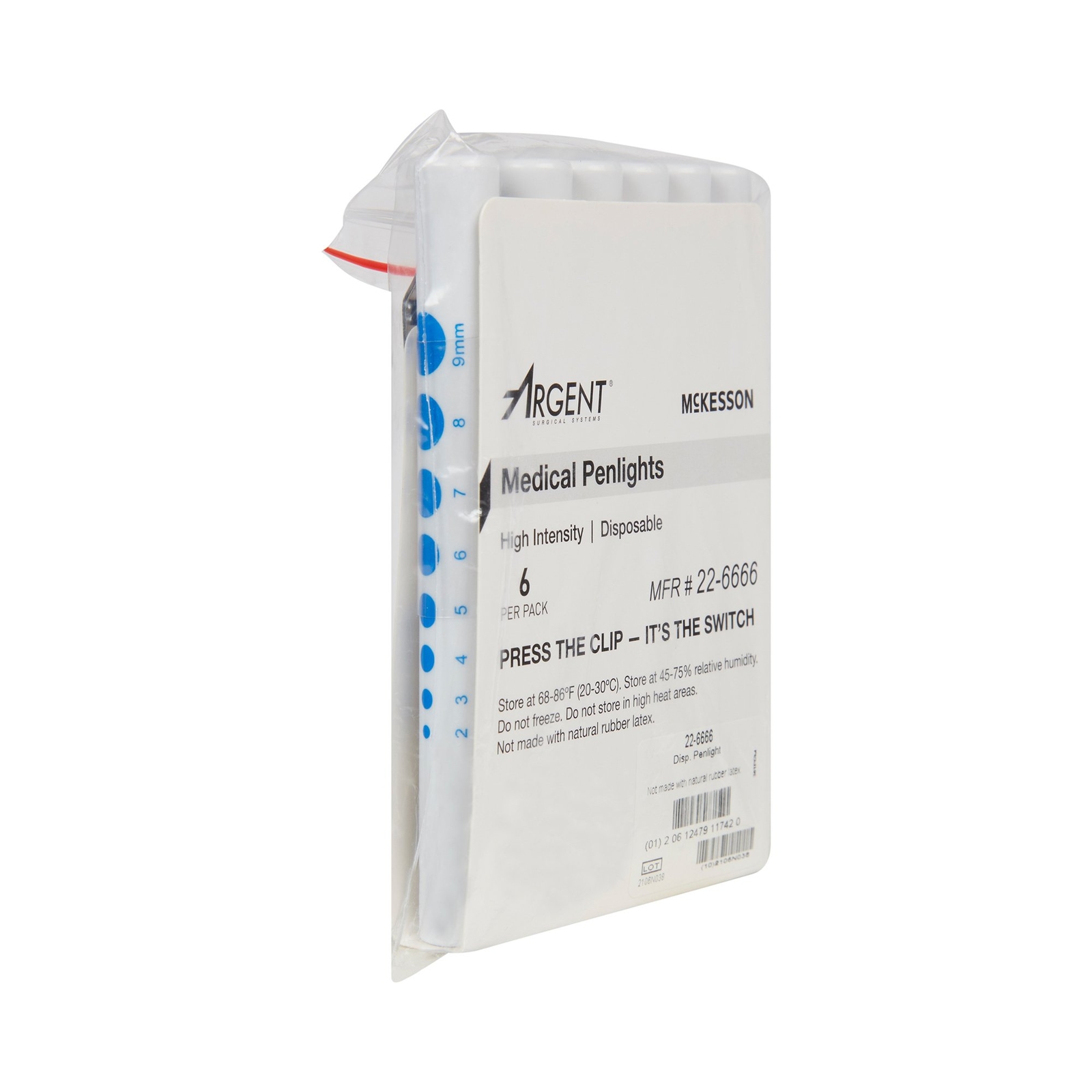 McKesson Disposable Penlight 22-6666 6 per Pack