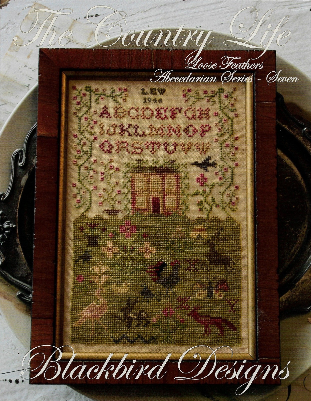 The Country Life by Blackbird cross stitch pattern