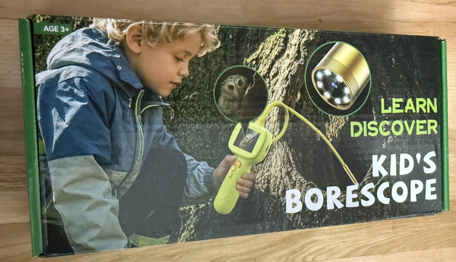 Kids Borescope Toy Camera with Light for 4-10 Years Old STEM Educational Science