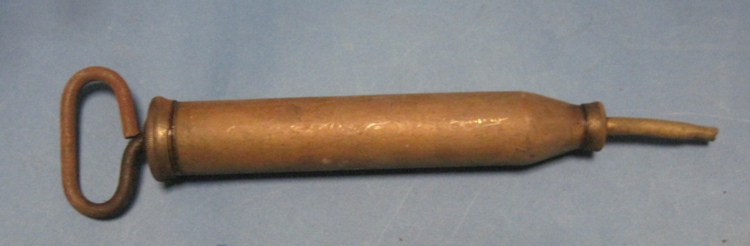 Vintage antique Brass Grease Gun