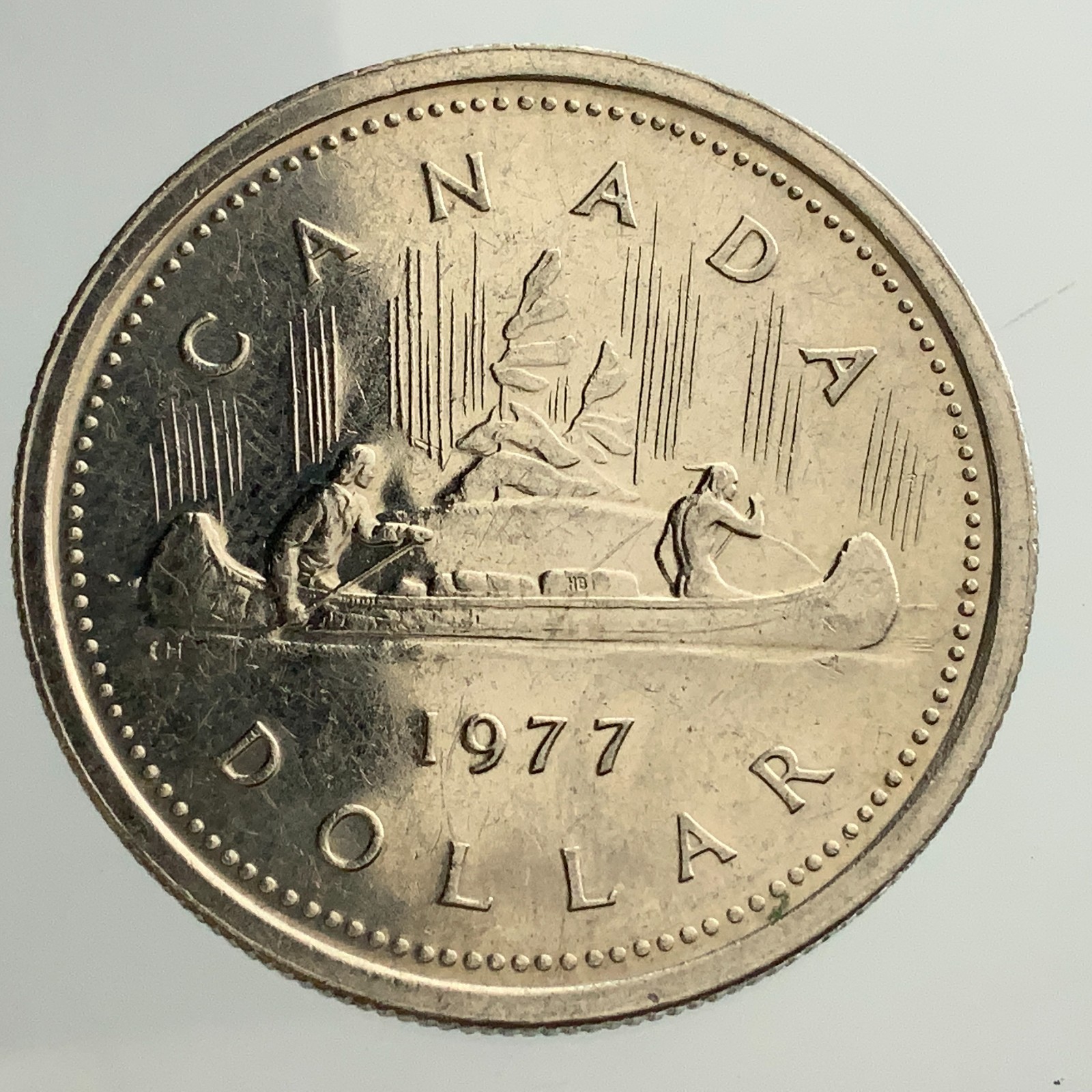 1977 Canada One 1 Dollar Coin KM# 117 JJ029