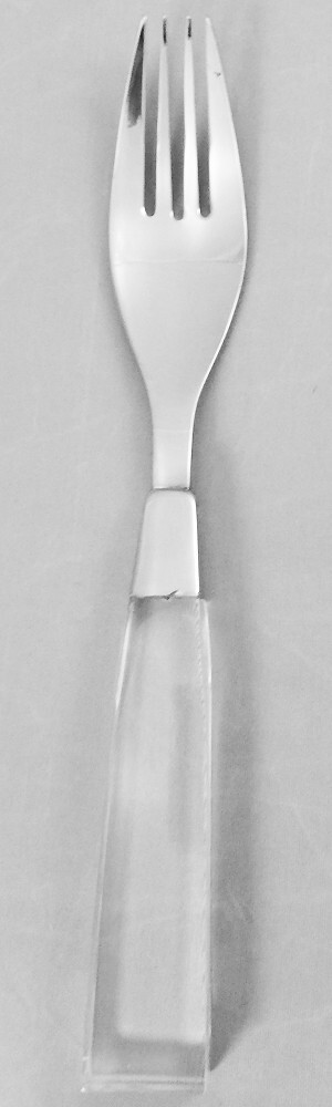 LUCITE CLEAR PLASTIC by Supreme 5 Piece Place Setting NEW NEVER USED made Japan