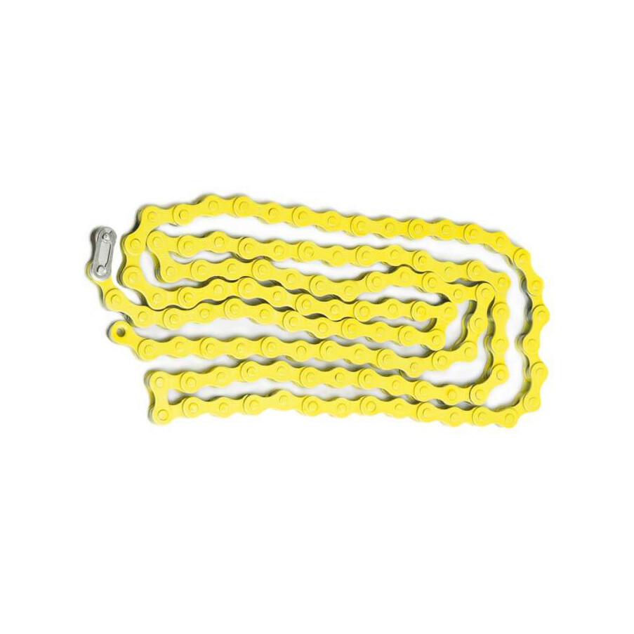 KMC Z410 1-Speed 112 Link Bicycle Chain Yellow