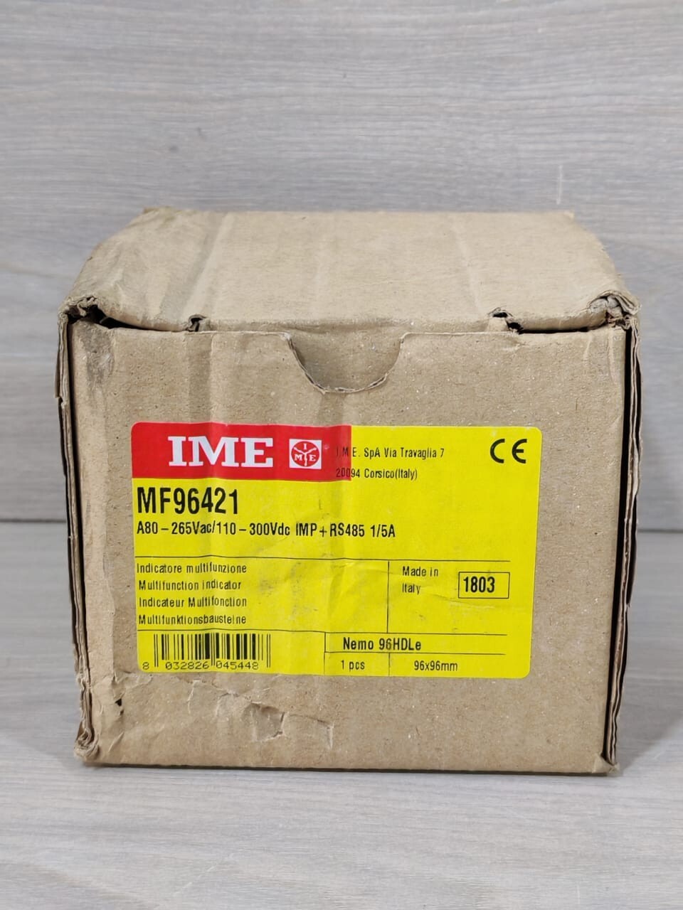 IME NEMO 96HDLe MF96421 POWER ANALYZER -WITH FILTHY BOX