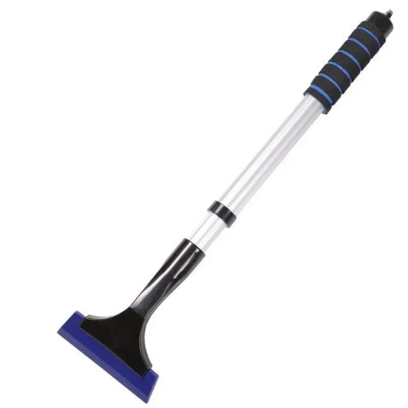 Extendable Aluminum Snow Brush & Ice Scraper for Car Windshield Telescopic -BLUE