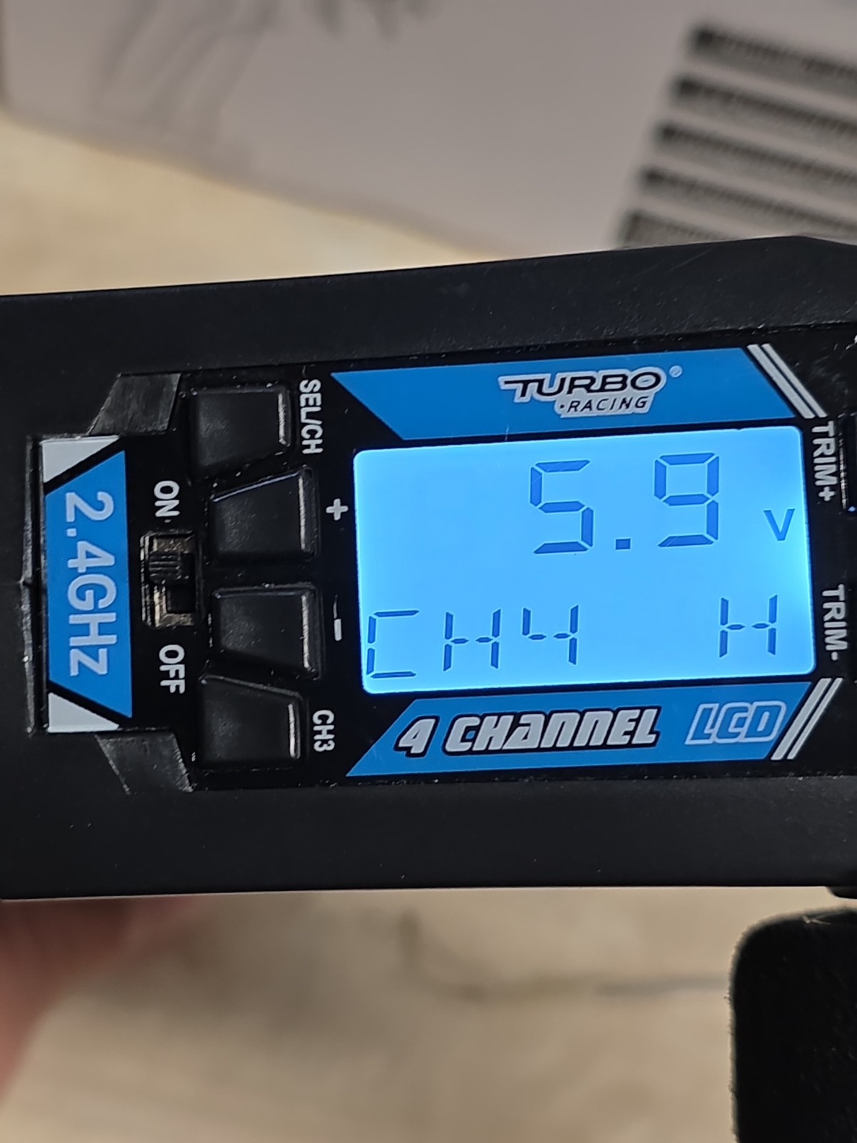 Turbo Racing P32 2.4G 4CH RC Remote Receiver Controller LCD RX41 Transmitter