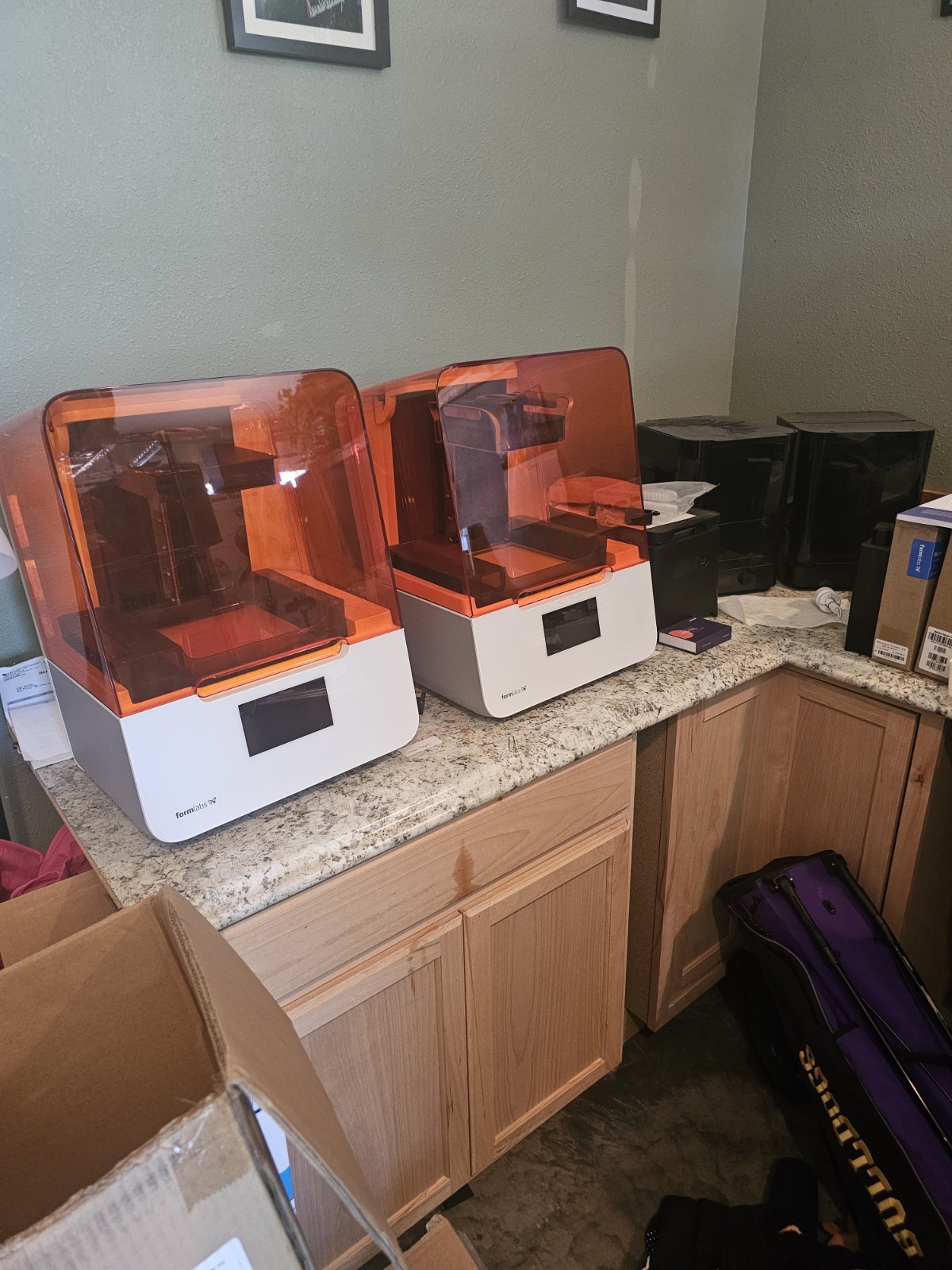 Two 3D Formlab Printers (3B+,  3B) Medit T710 Scanner and Accessories Bundle.