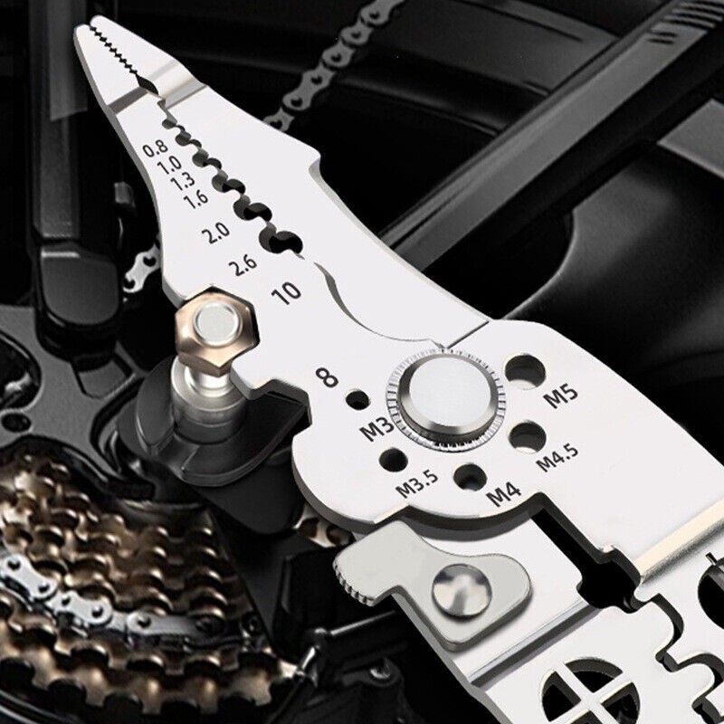 Upgrade Multifunctional Wire Stripper Crimper Cable Cutter Pliers Crimping Tool