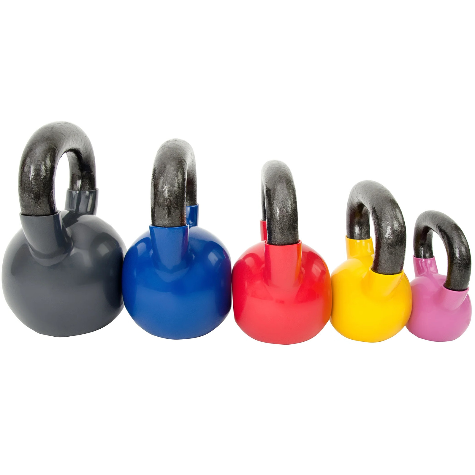 KETTLEBALL WEIGHTS Vinyl Coated Comfort Grip 5/10/15/20/25 Lbs