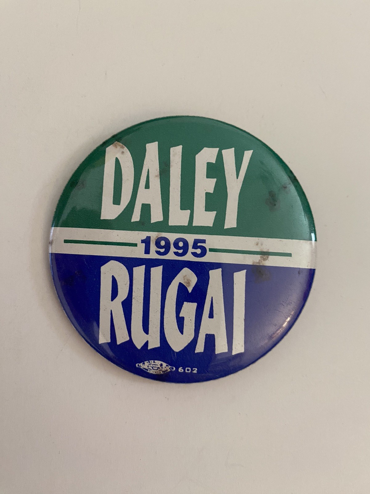 Daley Rugai 1995 Pin Back Button P57