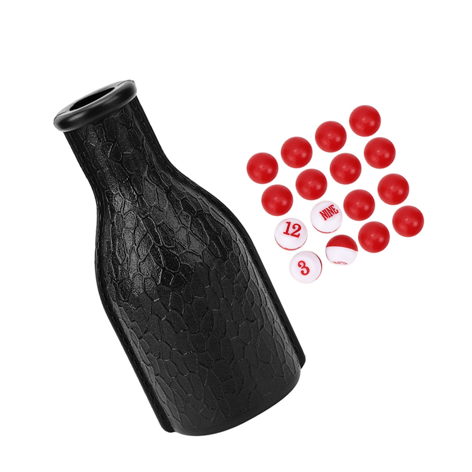16 Numbered Tally Billiard Shaker Bottle Durable Rubber Home Entertainment For