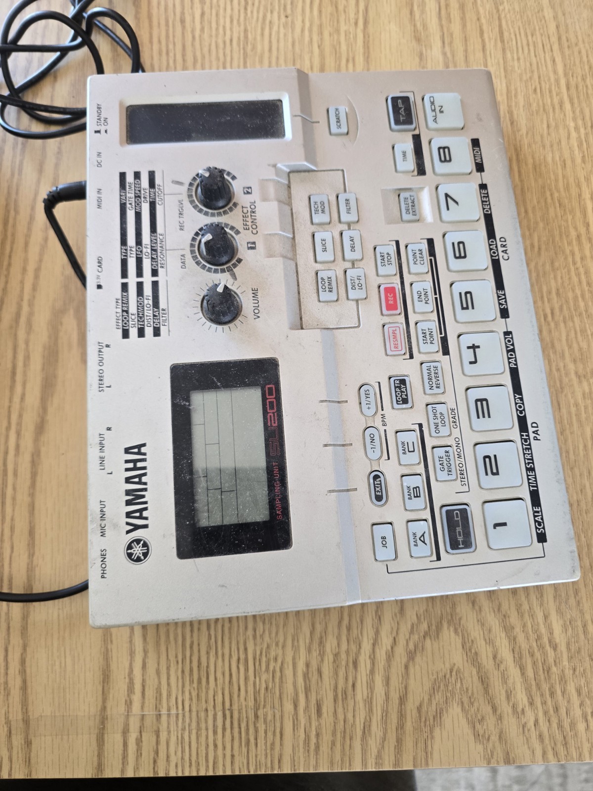 Used Yamaha SU200 Sampling Unit Phrase Sampler Tested Working Vintage Japan