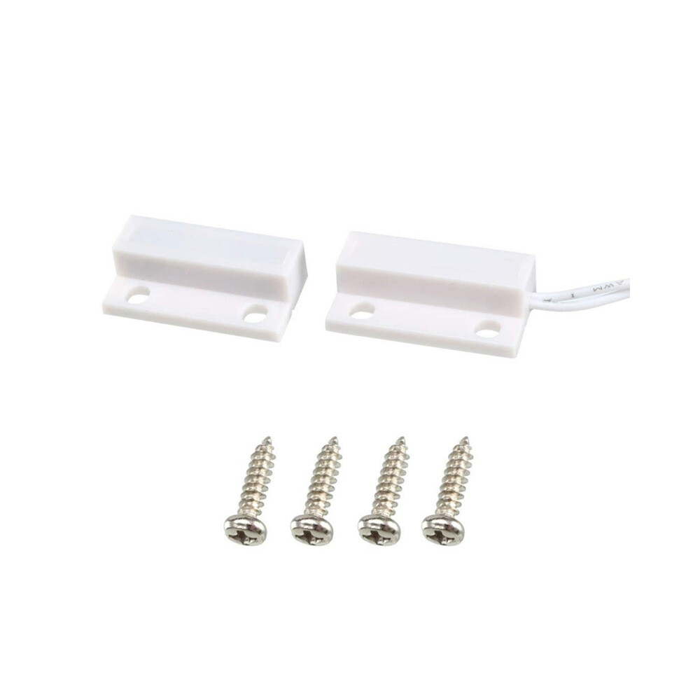 20 Pack White Door Window Security Alarm Contact Surface Reed Home Switch Sensor
