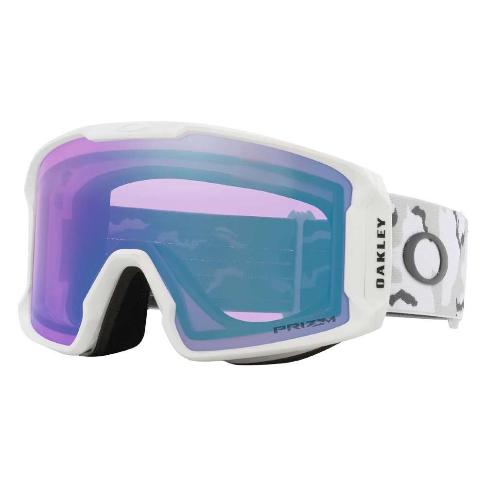 Oakley Line Miner L Goggle 2026-White Camo w/ Prizm Iced Iridium