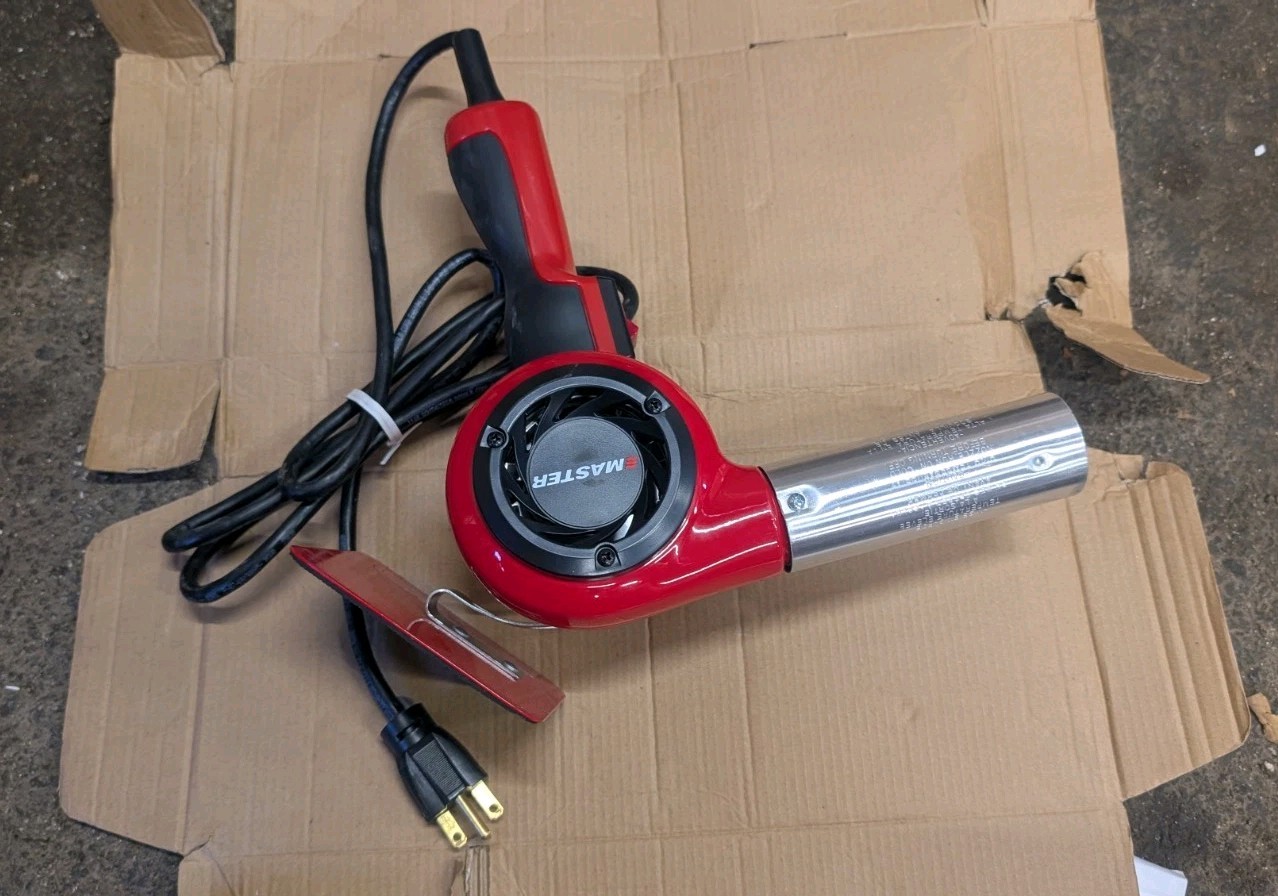 Master Appliance Hg-202D-02 Heat Gun, Corded Powered, 220V Ac, Fixed Temp.