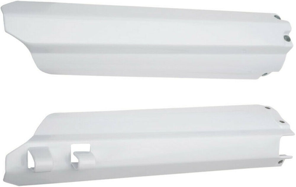 Acerbis 2114990002 Lower Fork Covers, White fits YZ 96-04 YZF 00-04