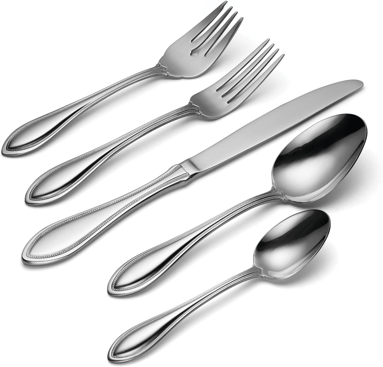 Oneida 45 Pc Silverware Set for 8 Stainless Steel Flatware