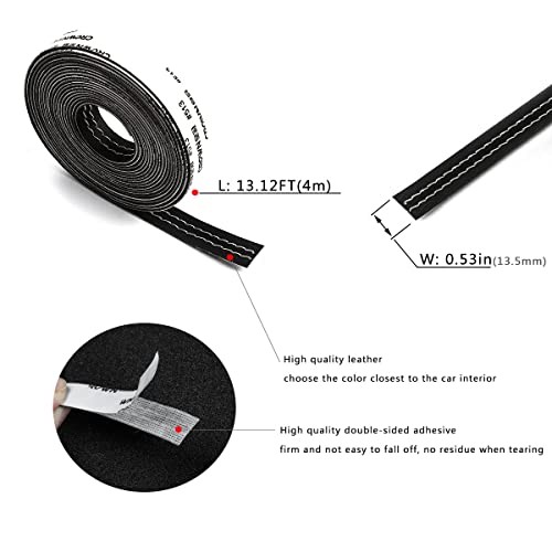 13.12FT(4M) Automobile interior trim strip leather decorative line,Universal