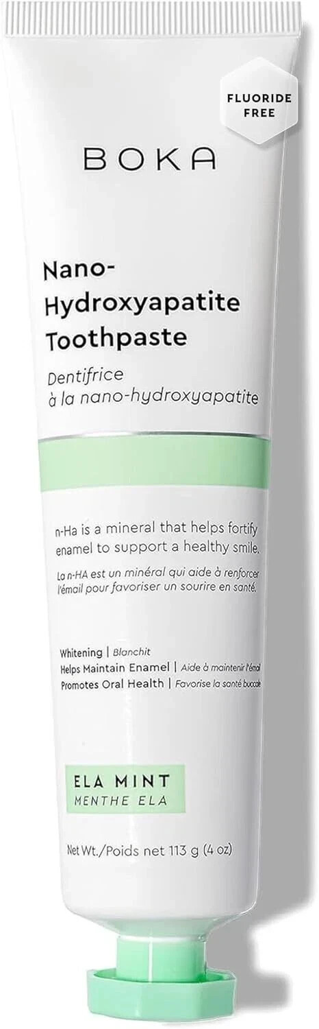 Boka Fluoride Free Toothpaste - Remineralizing Enamel&Sensitive Relief,Whitening