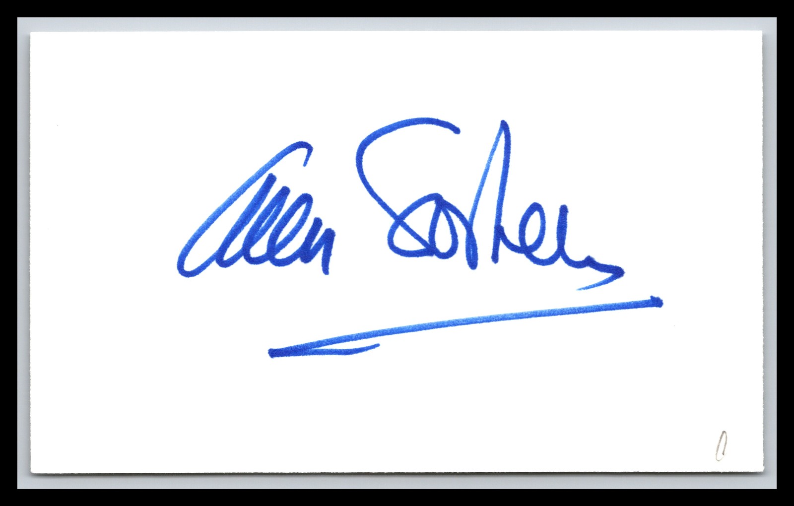 Ann Sothern - Actress - 3x5 Card - Signed | Autograph (c)