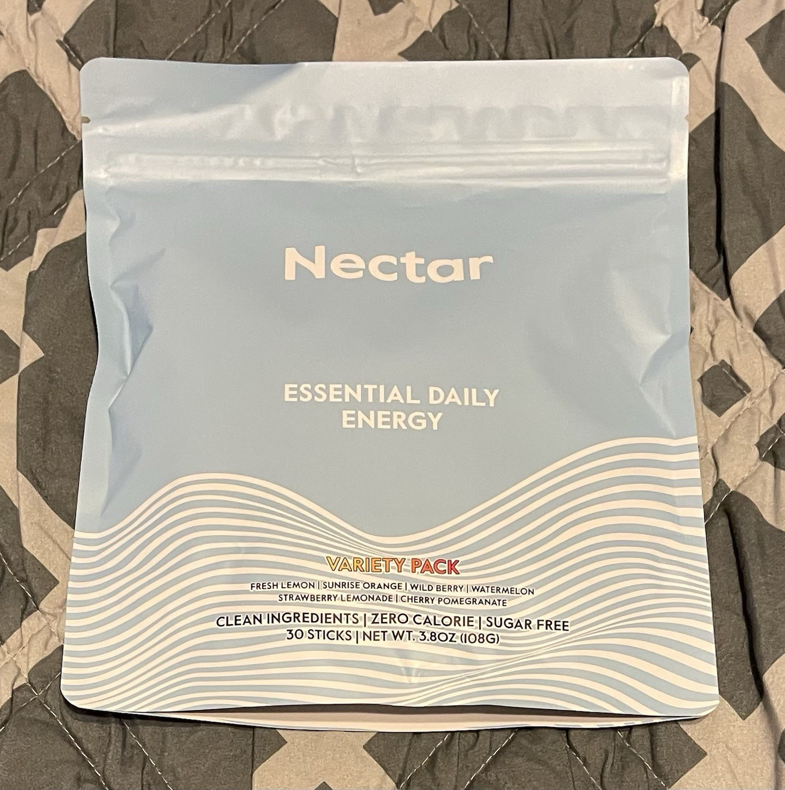 Nectar Daily Energy Electrolyte Powder Variety Pack 30 Sticks Sugar-Free