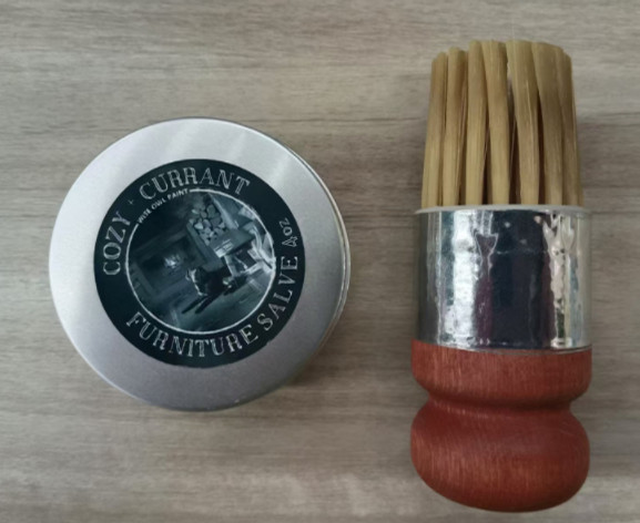 Leather care cream, Leather Salve for Furniture, Leather Furniture Brush