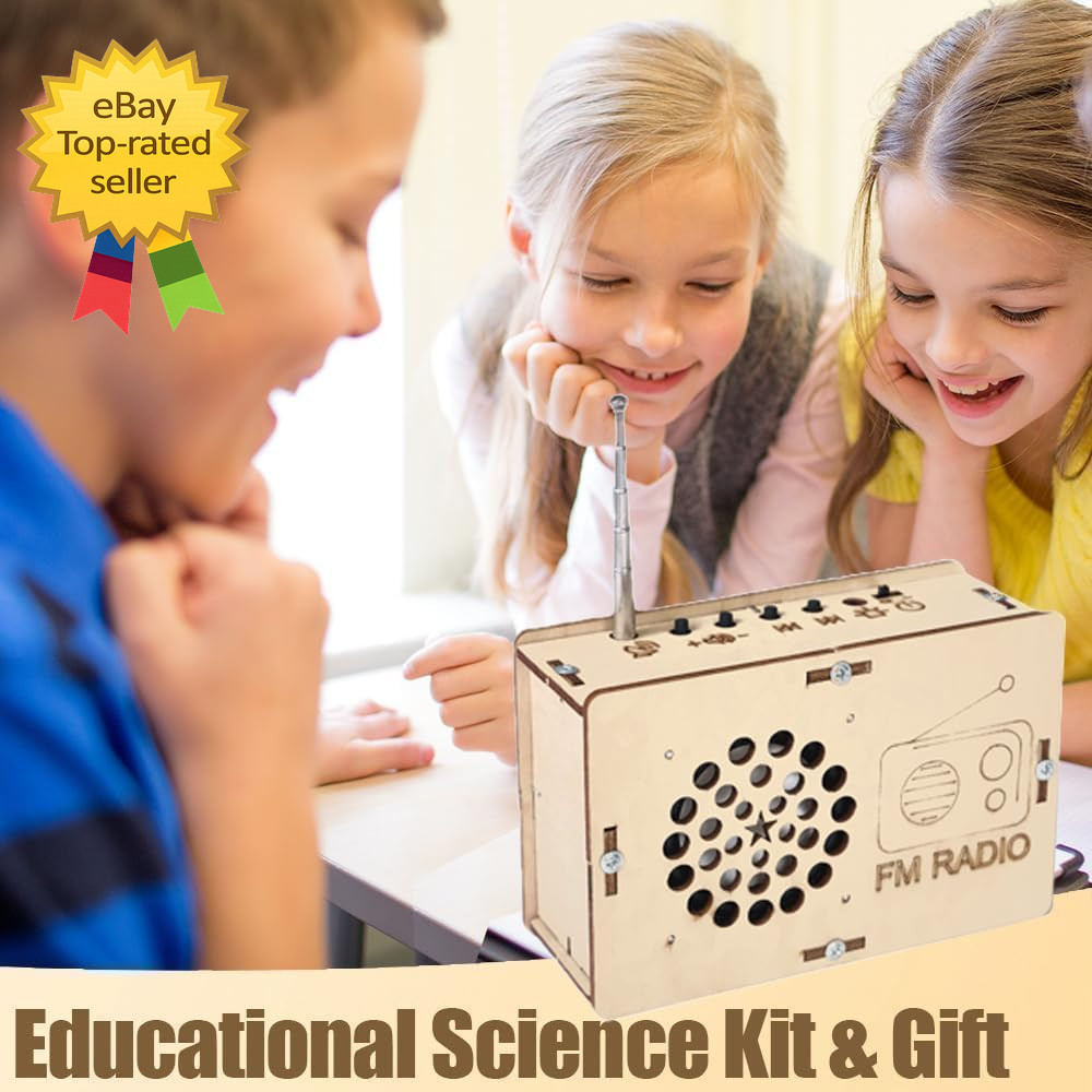 STEM Science Kit DIY Radio Building Electronics Project Toy for Kids LearningKit