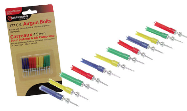 Marksman 12 PACK of .177 Caliber Airgun Bolts 1130 NEW