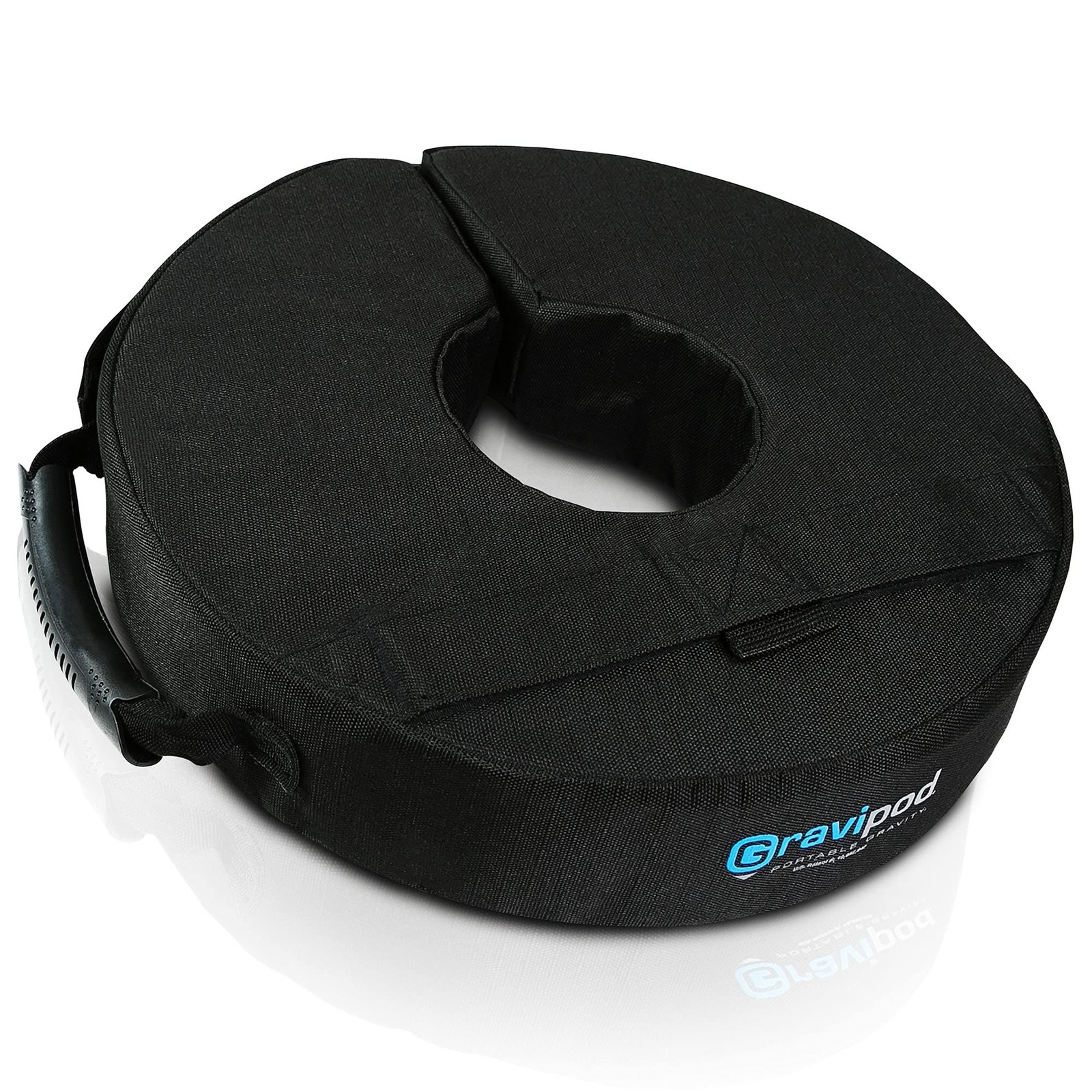 Gravipod 14" Mini Versatile Weight Bag Easy One-Step Split-Ring Setup Stabilize