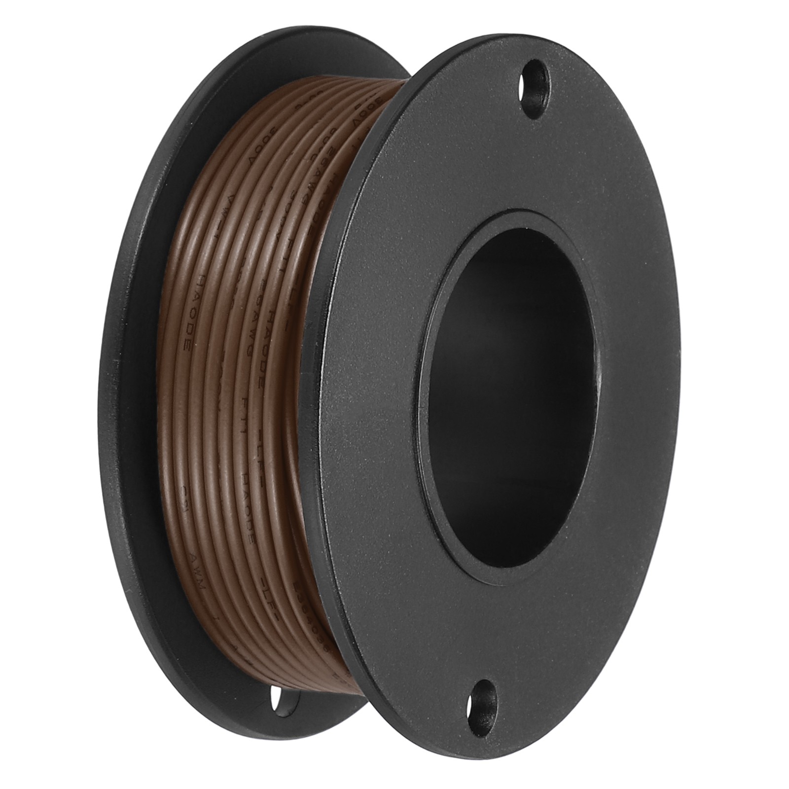 26AWG Stranded Wire PVC Hookup 10M/33ft Brown, Electrical Wire UL1007 Spool