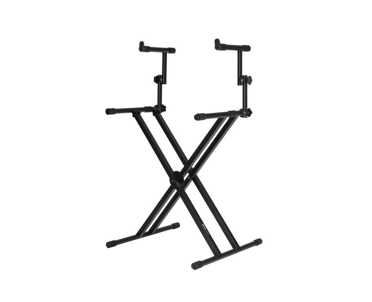 Gator Frameworks GFW-KEY-5100X Two Tier "X" Style Keyboard Stand - Open Box