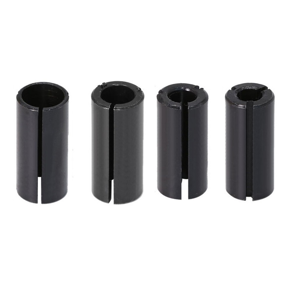 4 Pcs Router Bit Conversion Collet Chuck Driver Adapter For Lathe Milling Cutter