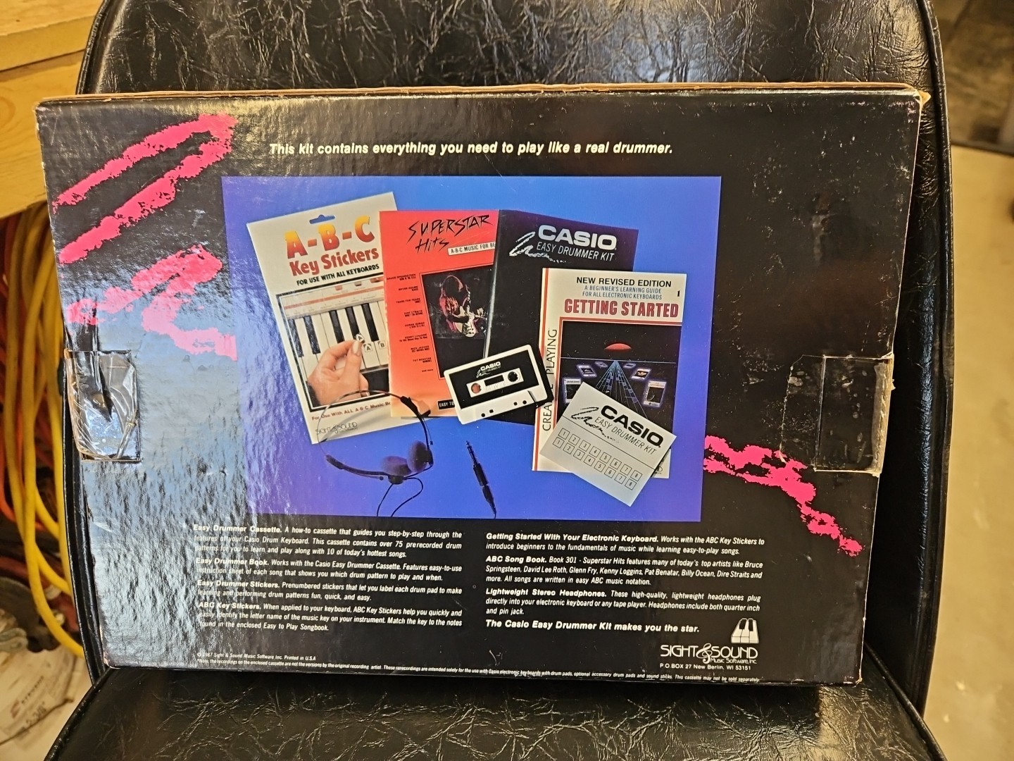 Vintage Casio Easy Drummer Kit