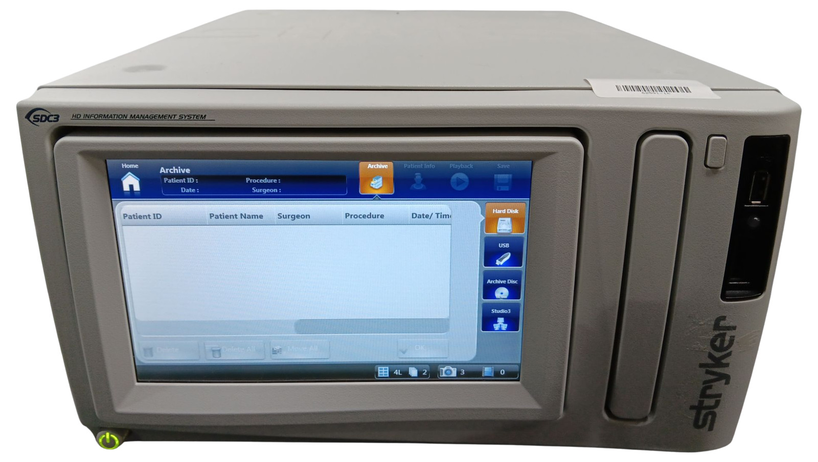 STRYKER SDC3 HD IMAGE MANAGEMENT SYSTEM