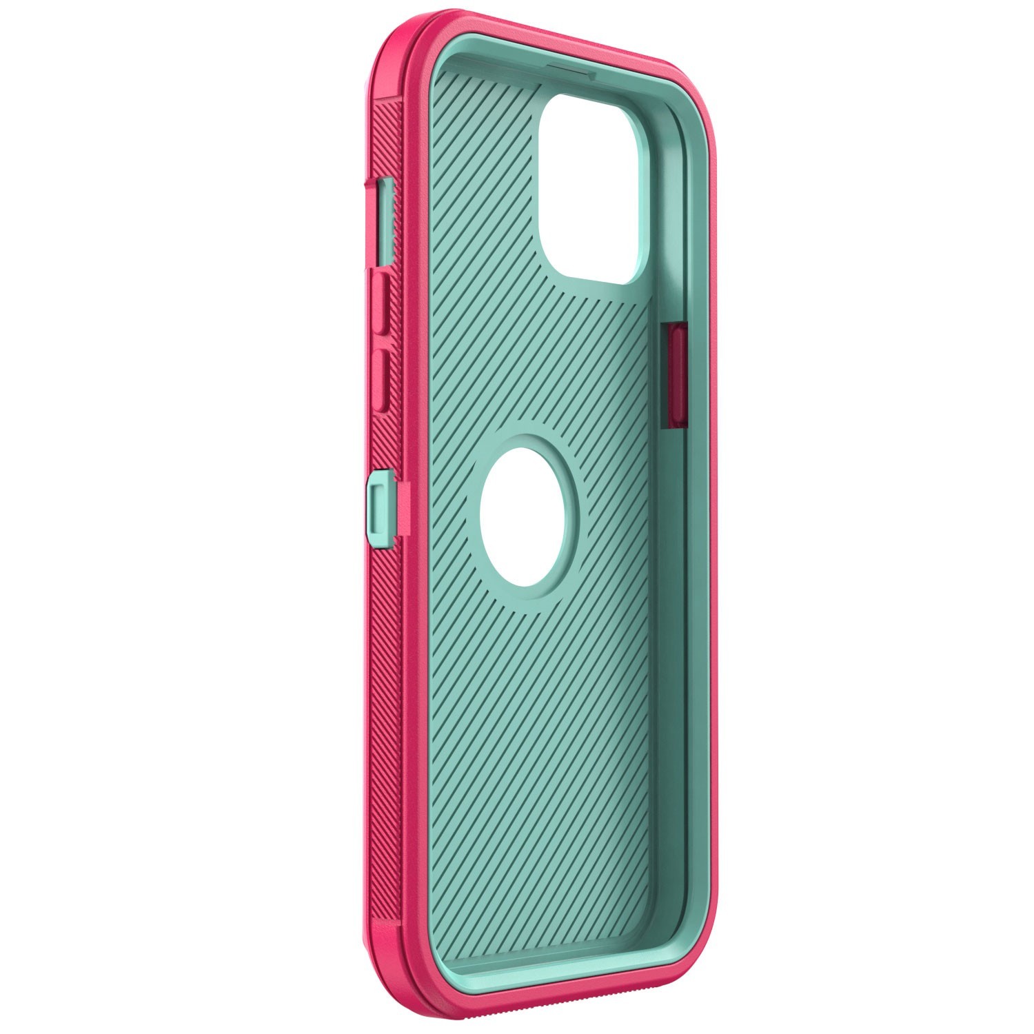 For iPhone 13 Rugged Shockproof Case Hard Soft Protective Cover / Tempered Glass